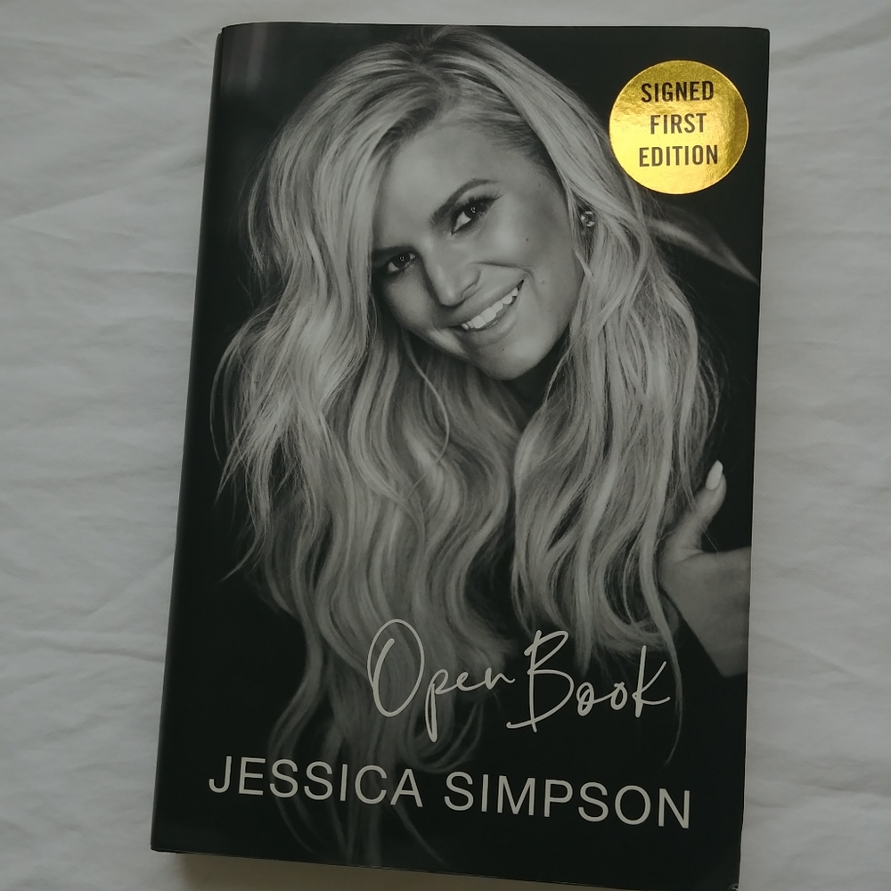 Jessica Simpson, Open Book, Signed First Edition, 2020